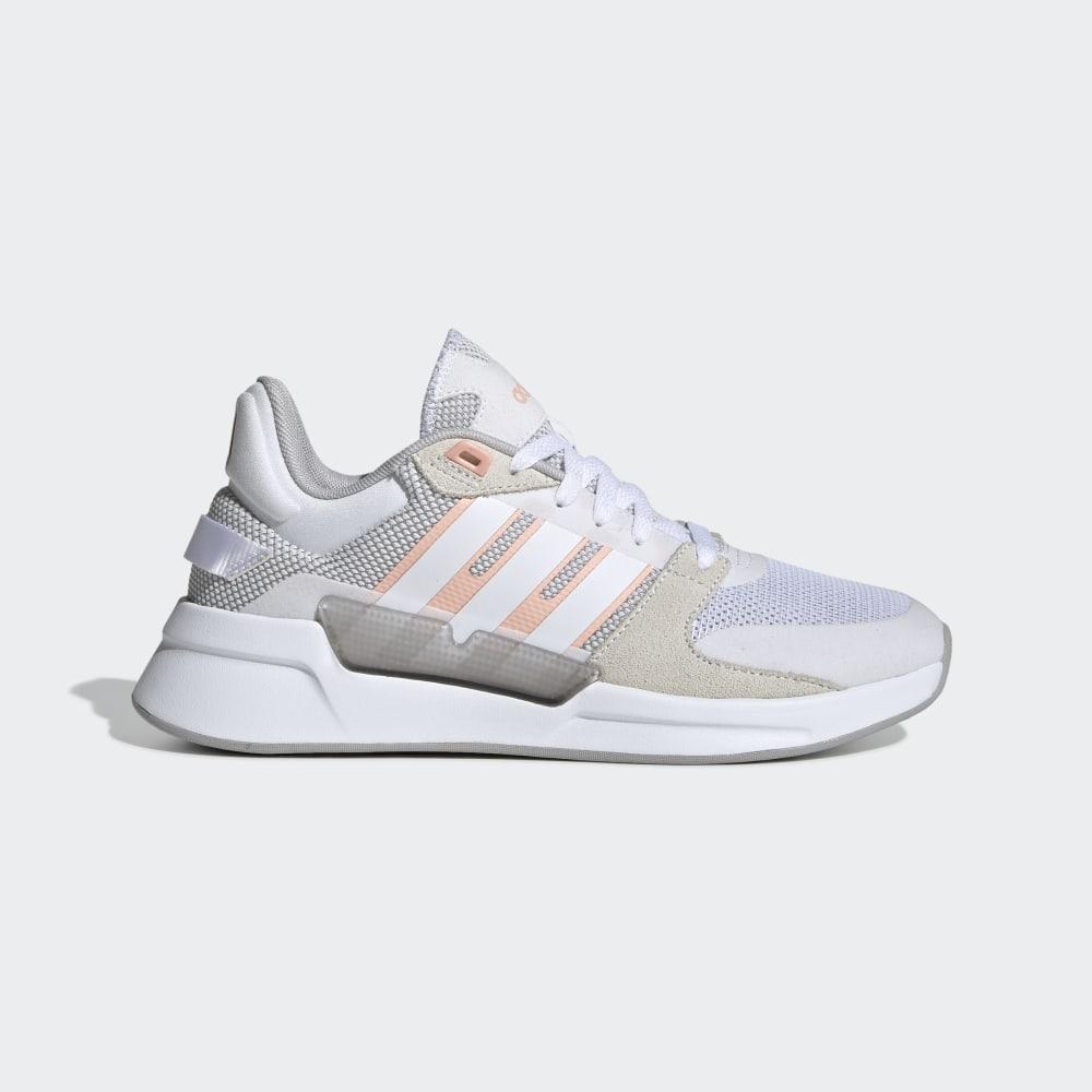 Adidasi Alergare Adidas Run 90s Dama Romania - Albi/Roz EF0587